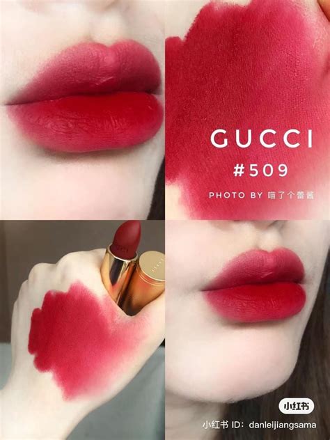 chanel gucci rossa|Gucci 509 red.